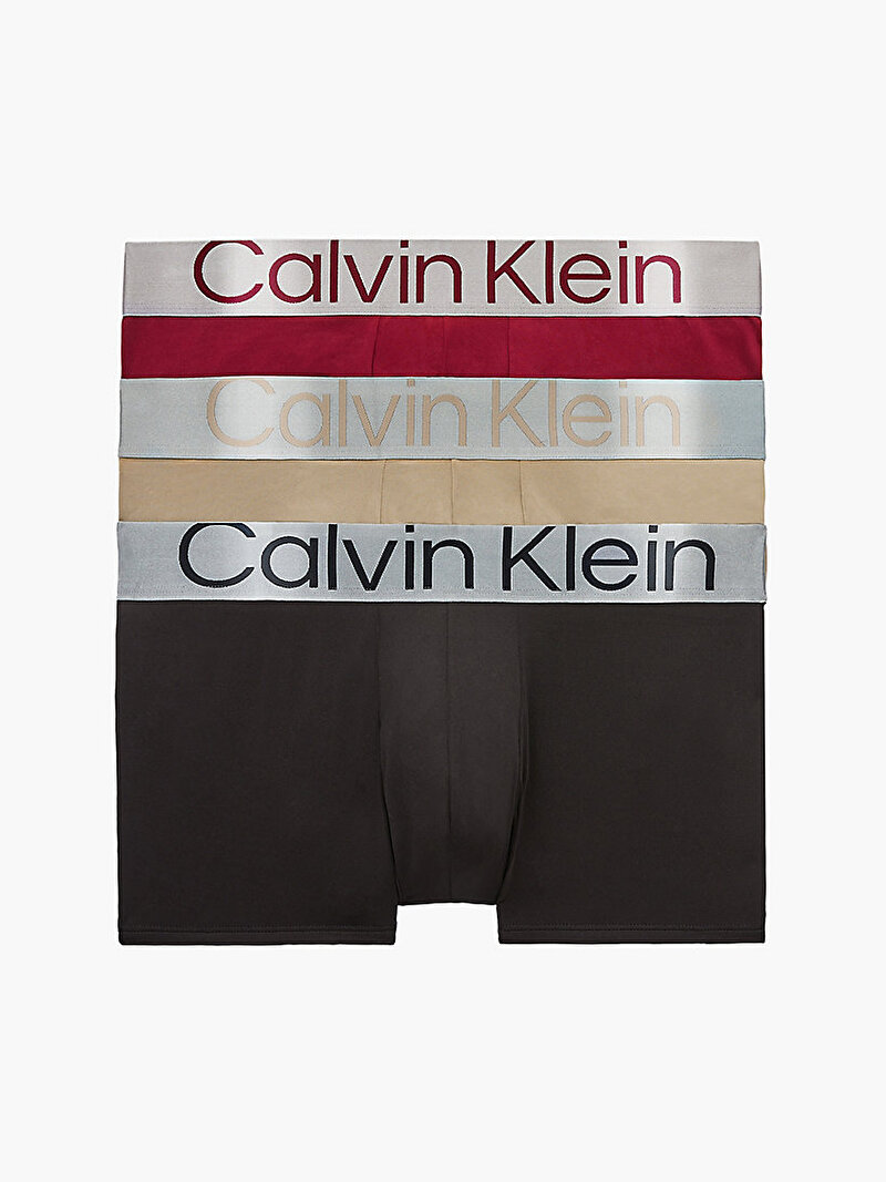 Erkek 3'Lü Low Rise Trunk Boxer Seti