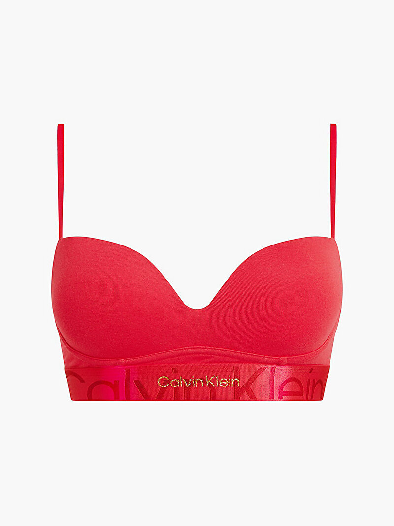 Calvin Klein Kırmızı Renkli Kadın Push Up Bralet