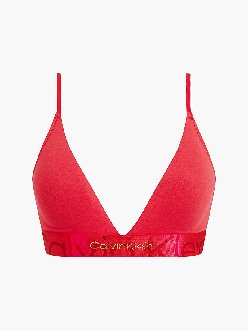 Calvin Klein Kırmızı Renkli Kadın Lightly Lined Üçgen Bralet