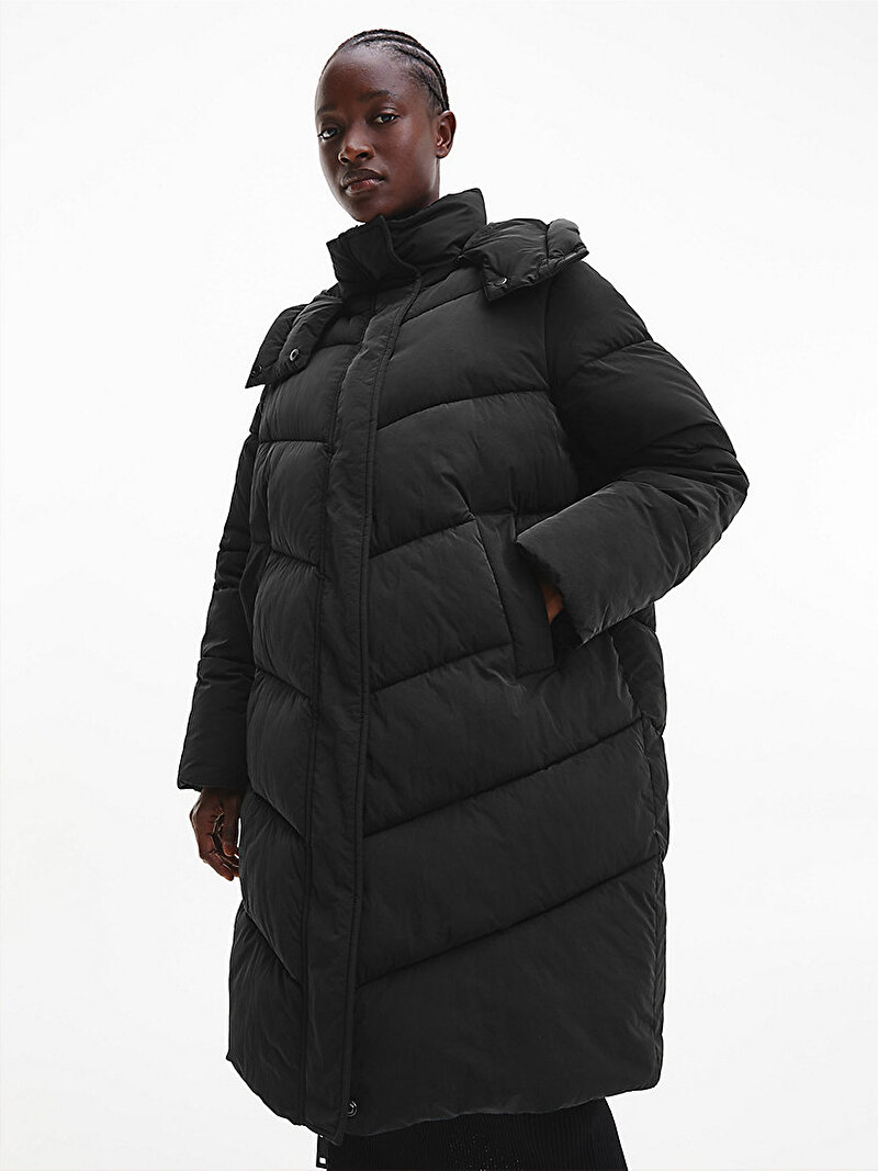 Calvin Klein Siyah Renkli Kadın Mordern Padded Mont