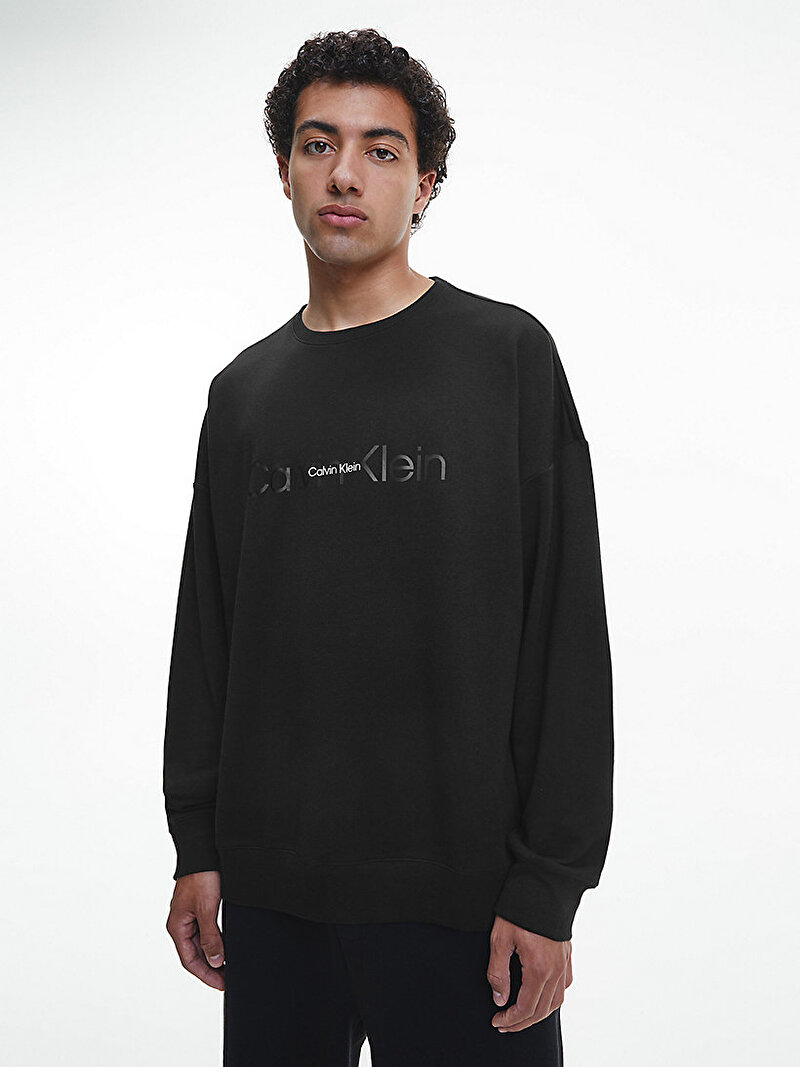 Calvin Klein Siyah Renkli Erkek Loungewear Sweatshirt
