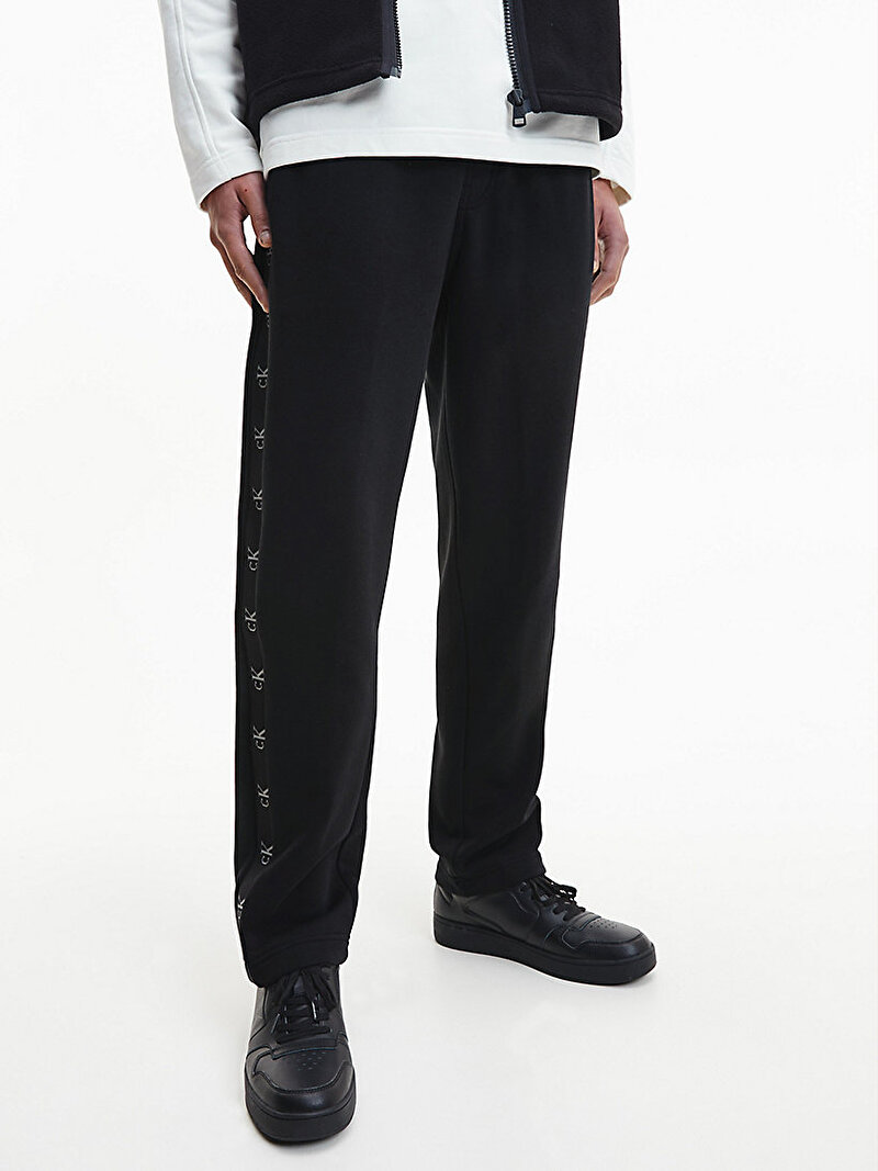 Calvin Klein Siyah Renkli Erkek Jakar Pantolon