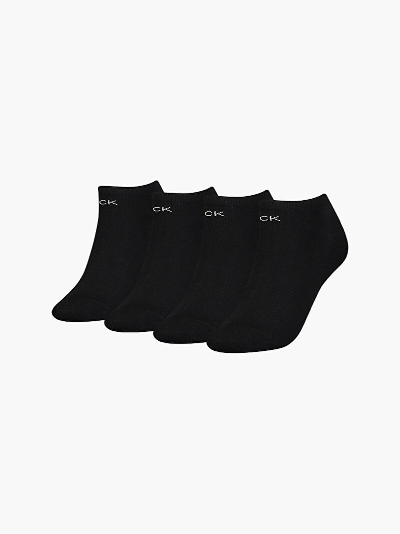 Calvin Klein Siyah Renkli Kadın 4'Lü Sneaker Çorabı