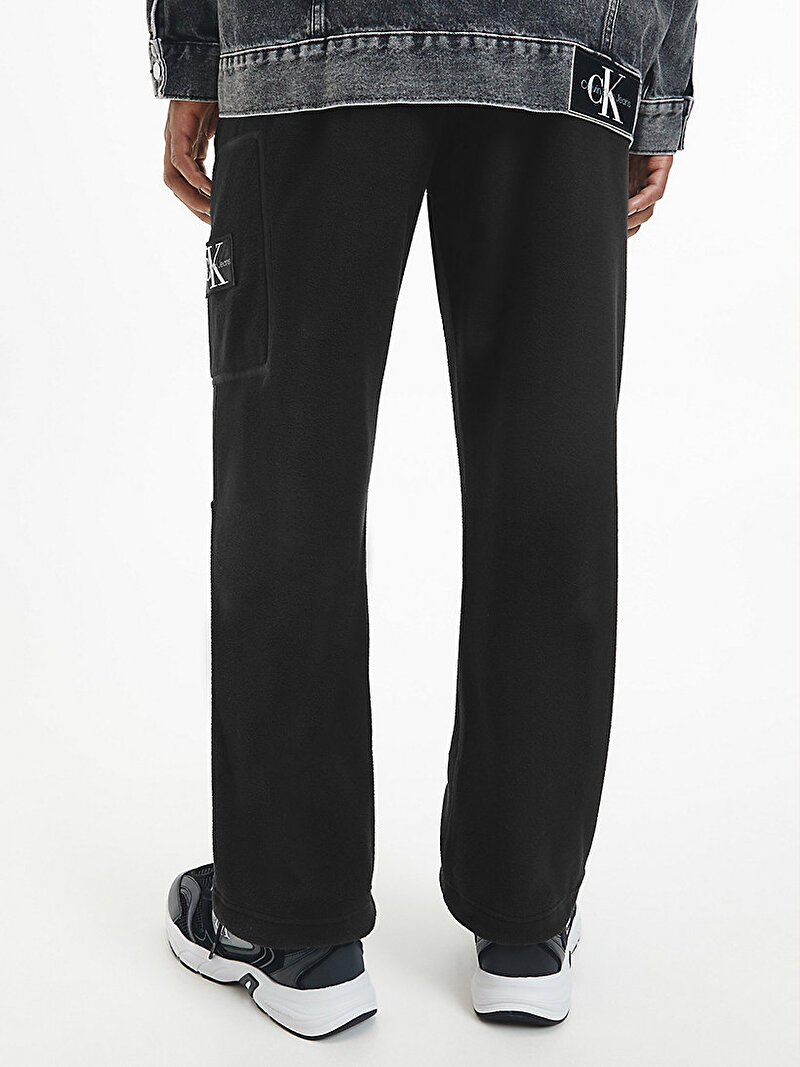 Calvin Klein Siyah Renkli Erkek Fleece Blocking Cargo Pantolon