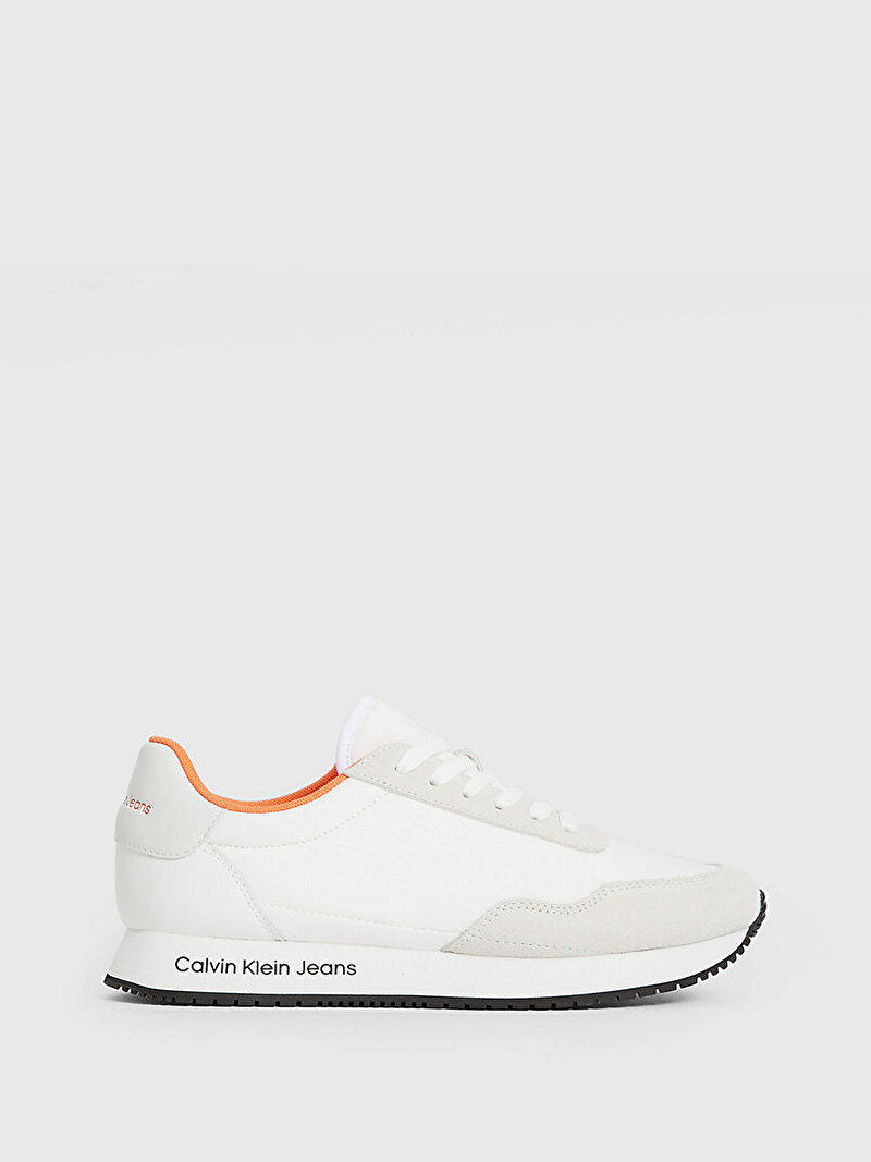 Calvin Klein Beyaz Renkli Kadın Retro Runner Sneaker