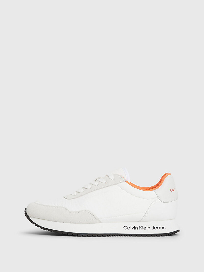 Calvin Klein Beyaz Renkli Kadın Retro Runner Sneaker