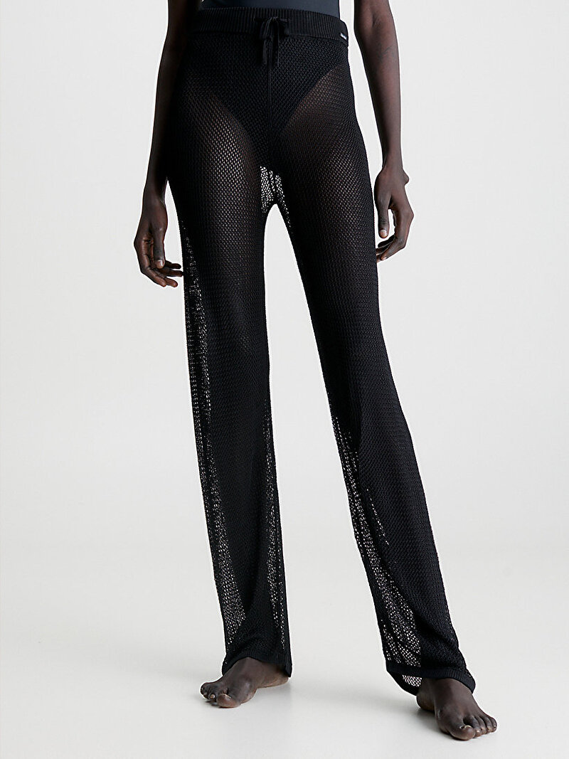 Calvin Klein Siyah Renkli Kadın Plaj Pantolonu
