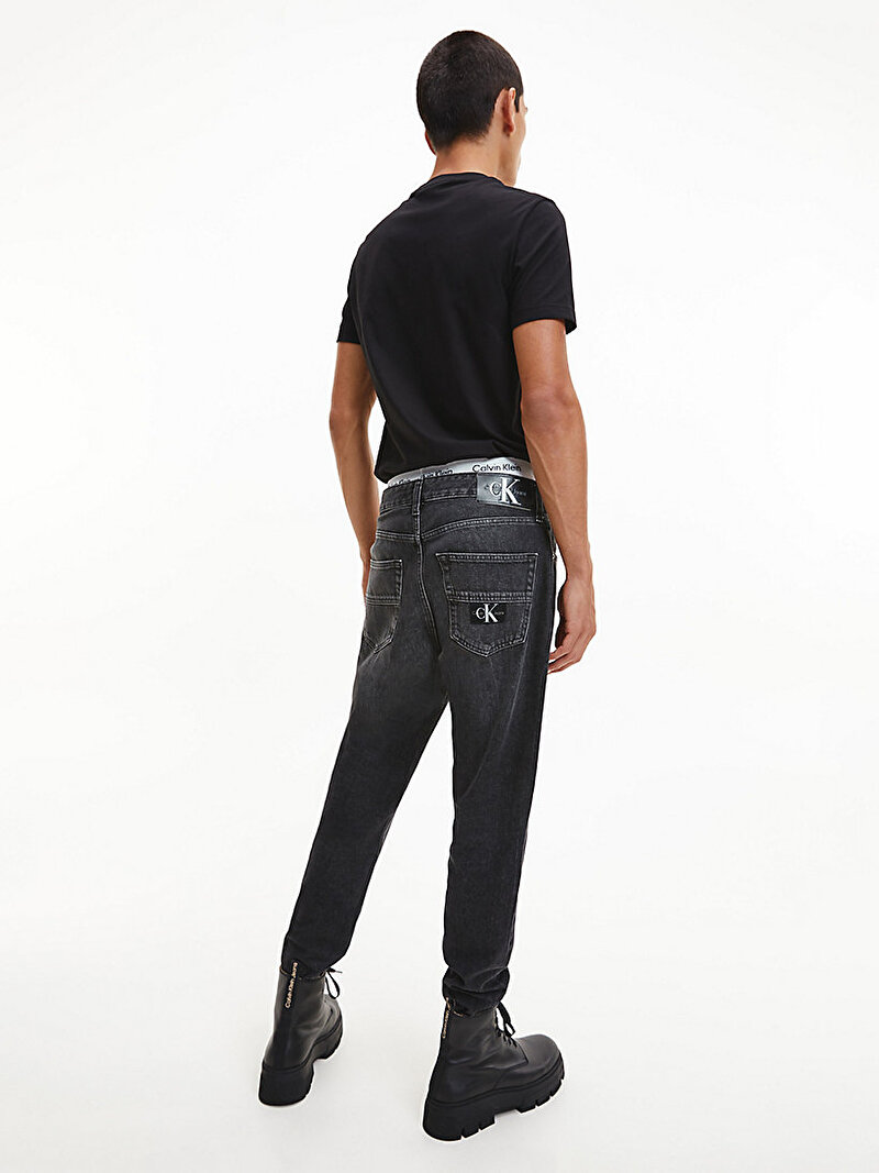 Calvin Klein Siyah Renkli Erkek Micro Monologo T-Shirt