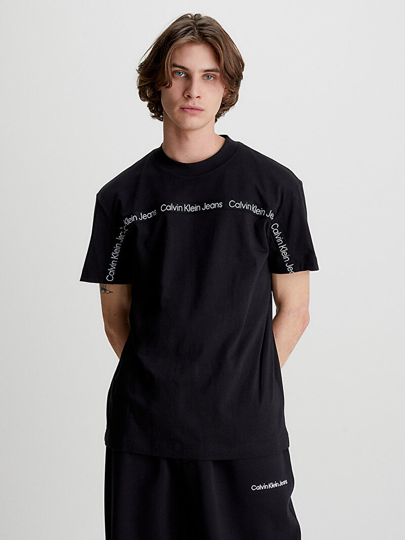 Erkek Logo tape T-Shirt