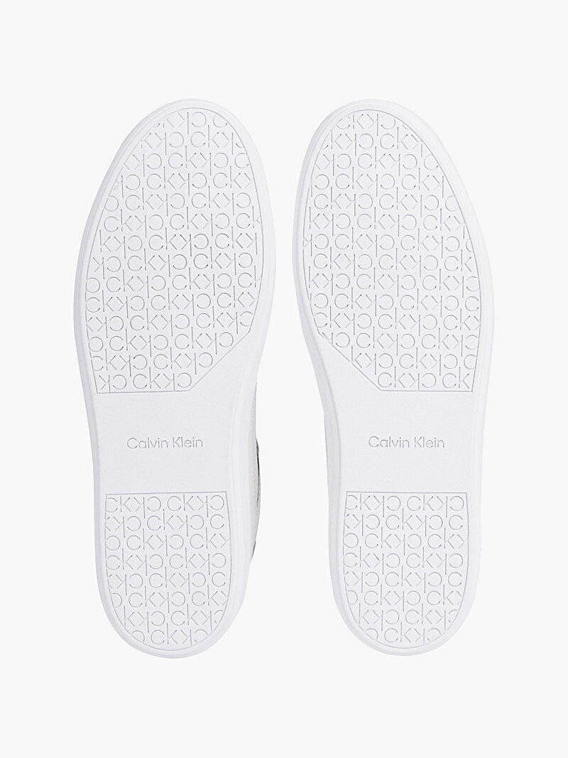 Calvin Klein Beyaz Renkli Erkek Low Top Lace Up Sneaker