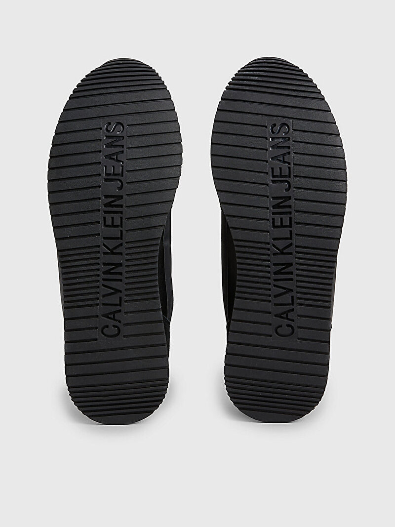 Calvin Klein Siyah Renkli Kadın Runner Sock Lace Up Sneaker
