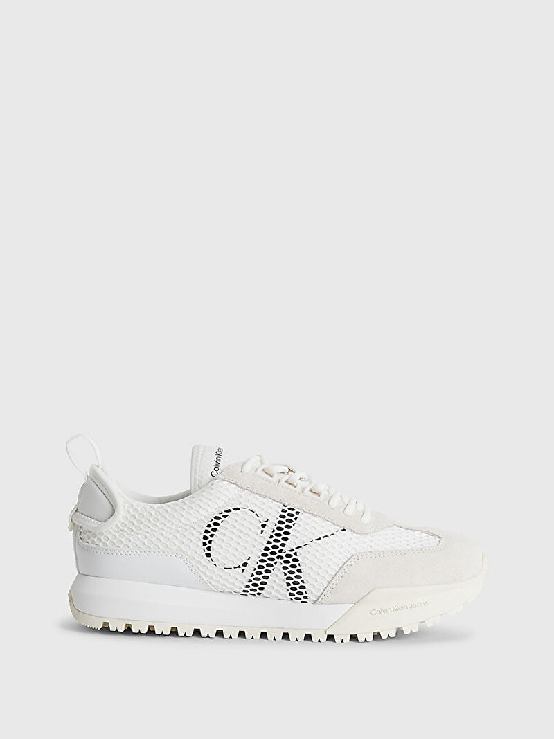 Calvin Klein Beyaz Renkli Kadın Toothy Runner Sneaker