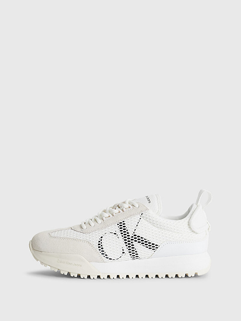 Calvin Klein Beyaz Renkli Kadın Toothy Runner Sneaker