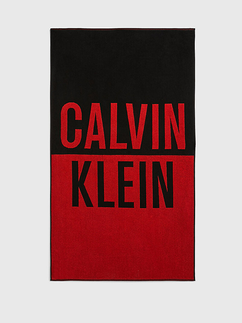 Calvin Klein Kırmızı Renkli Unisex Plaj Havlusu