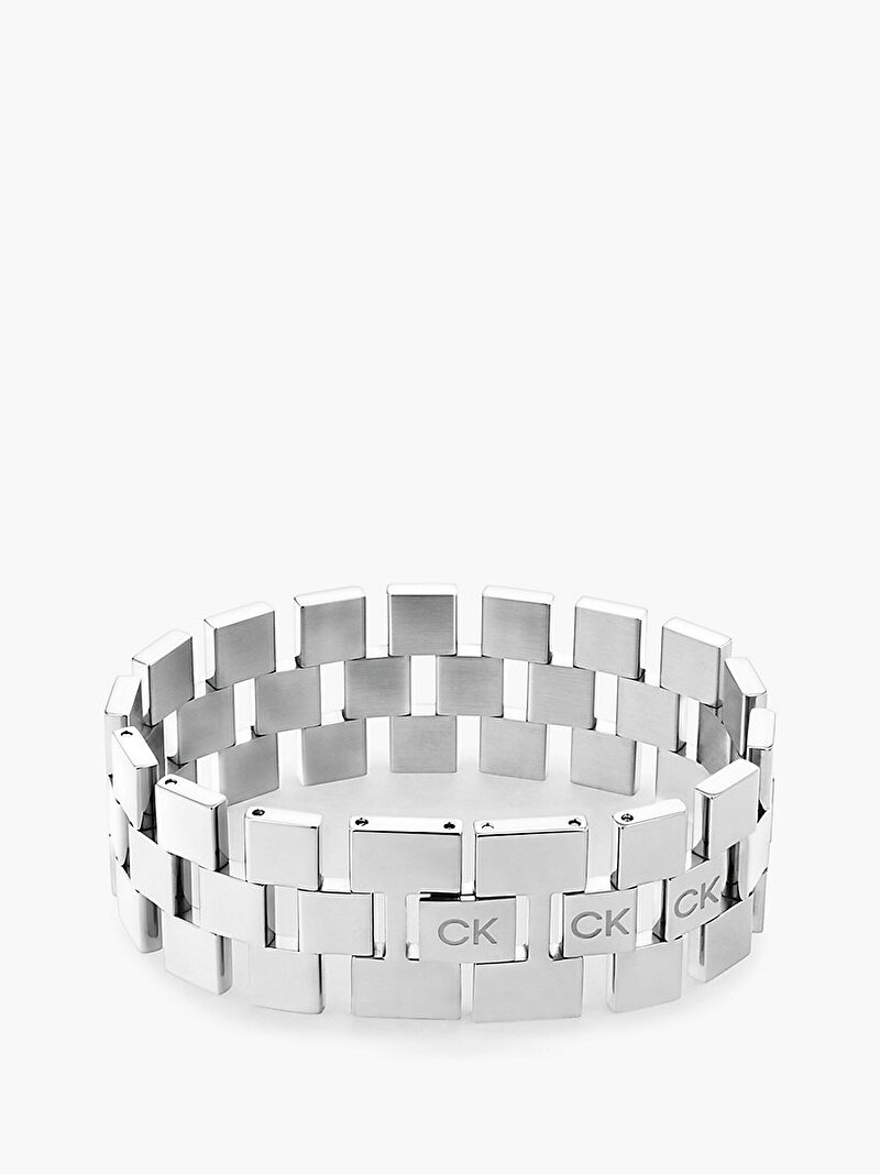 Calvin Klein Gümüş Renkli Kadın Geometrik Bileklik