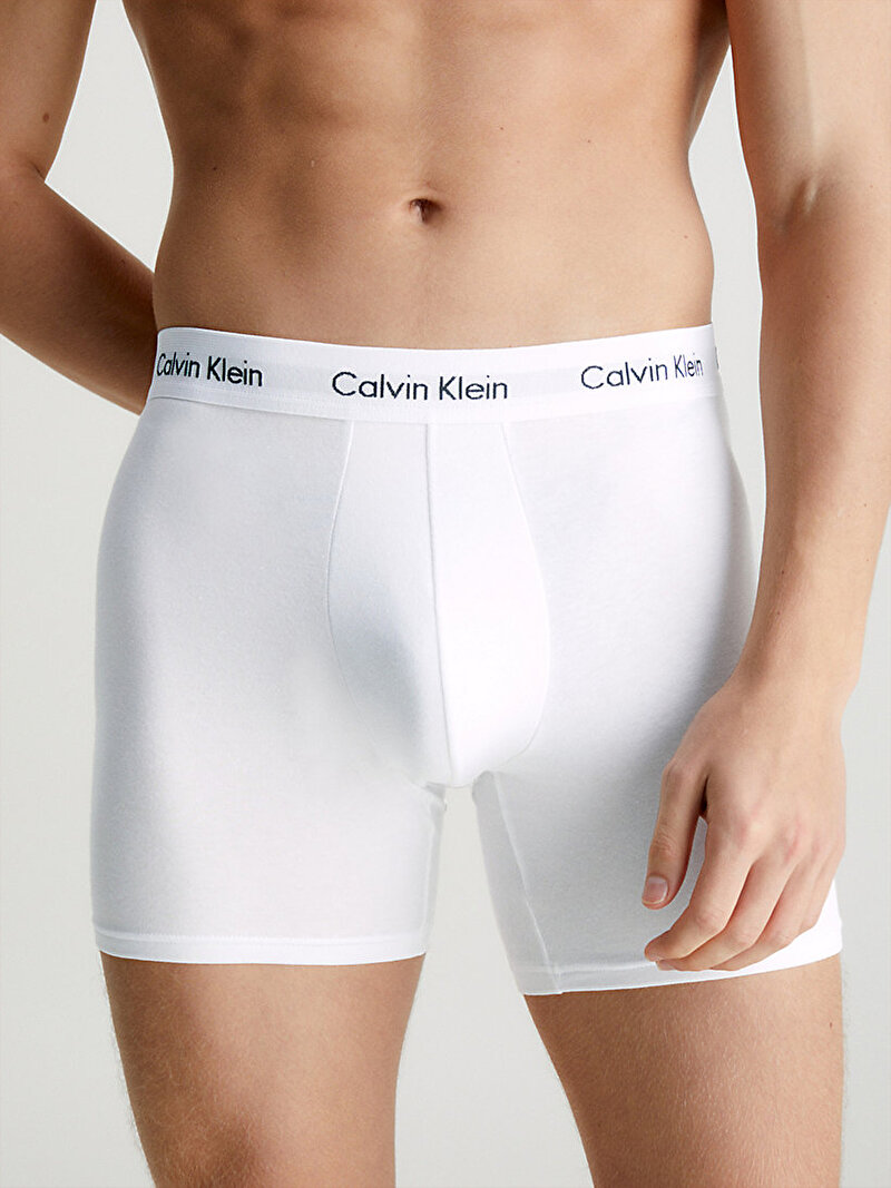 Calvin Klein Çok renkli Renkli Erkek 3'Lü Boxer Brief Seti