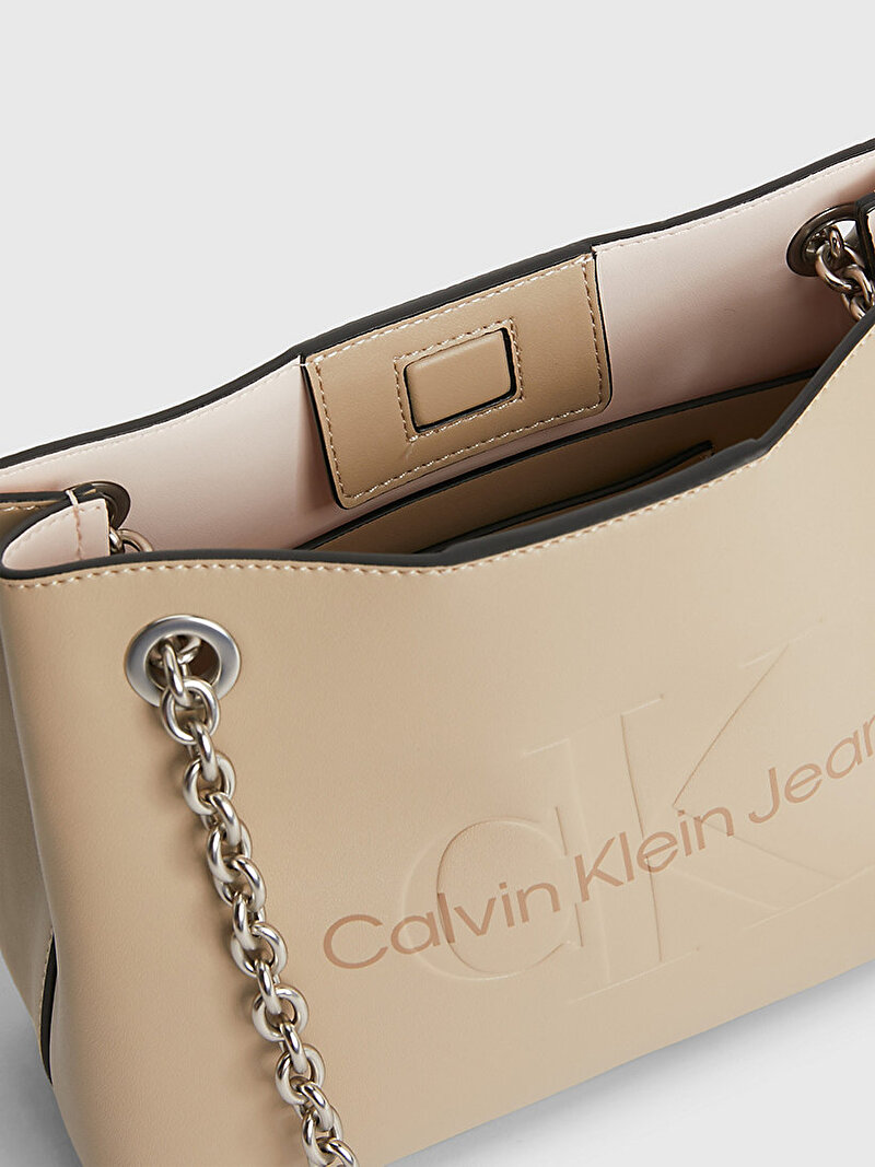 Calvin Klein Kahverengi Renkli Kadın Sculpted Omuz Çantası