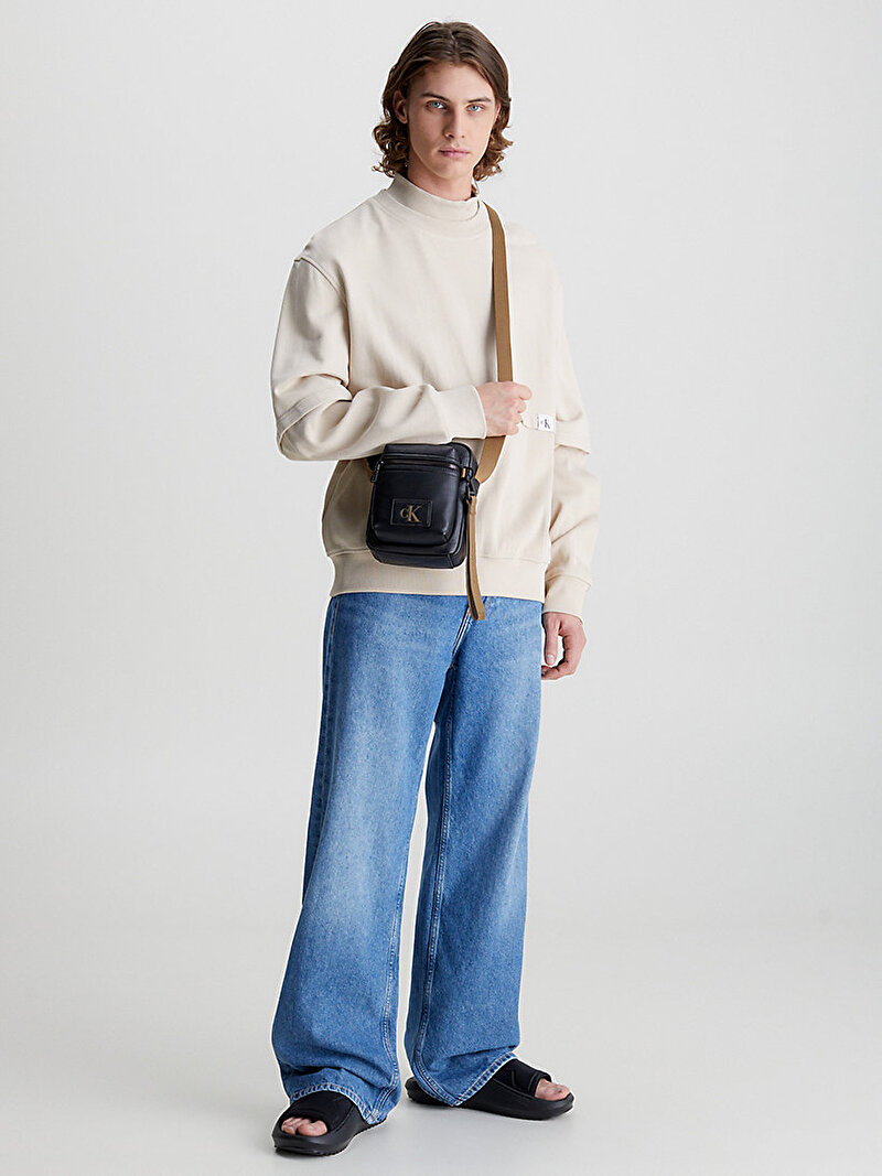 Calvin Klein Siyah Renkli Erkek Tagged Reporter Çanta