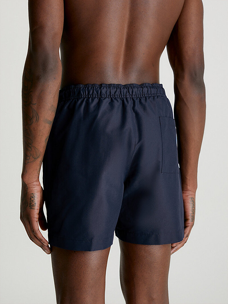 Calvin Klein Lacivert Renkli Erkek Medium Drawstring Deniz Şortu