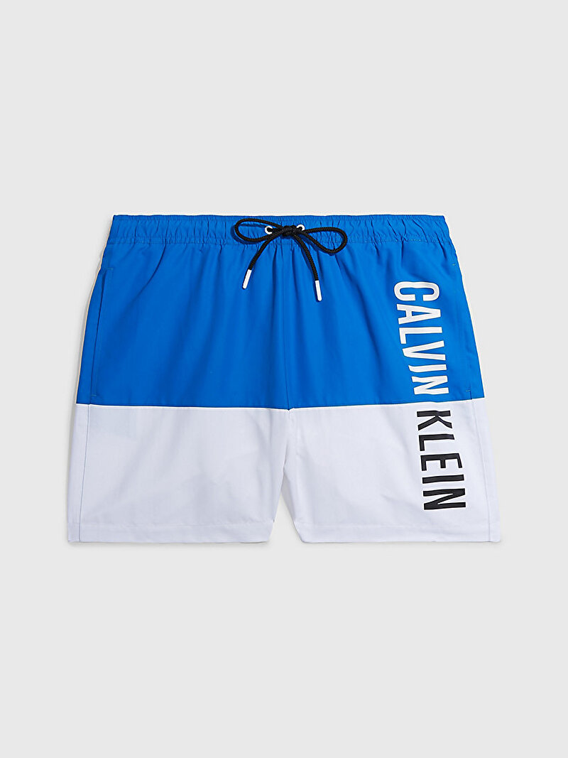 Calvin Klein Mavi Renkli Erkek Medium Drawstring Deniz Şortu