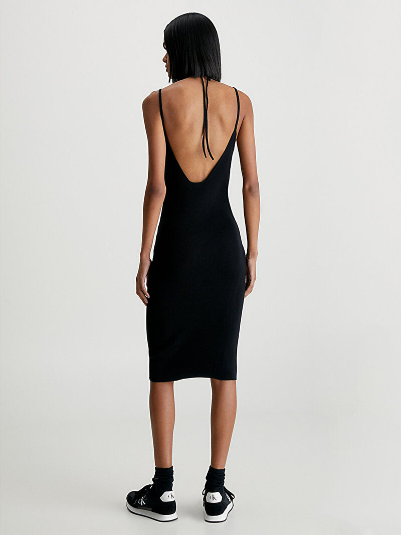 Calvin Klein Siyah Renkli Kadın Örme Elbise