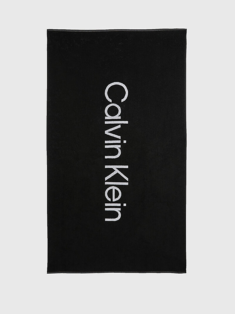 Calvin Klein Siyah Renkli Unisex Plaj Havlusu