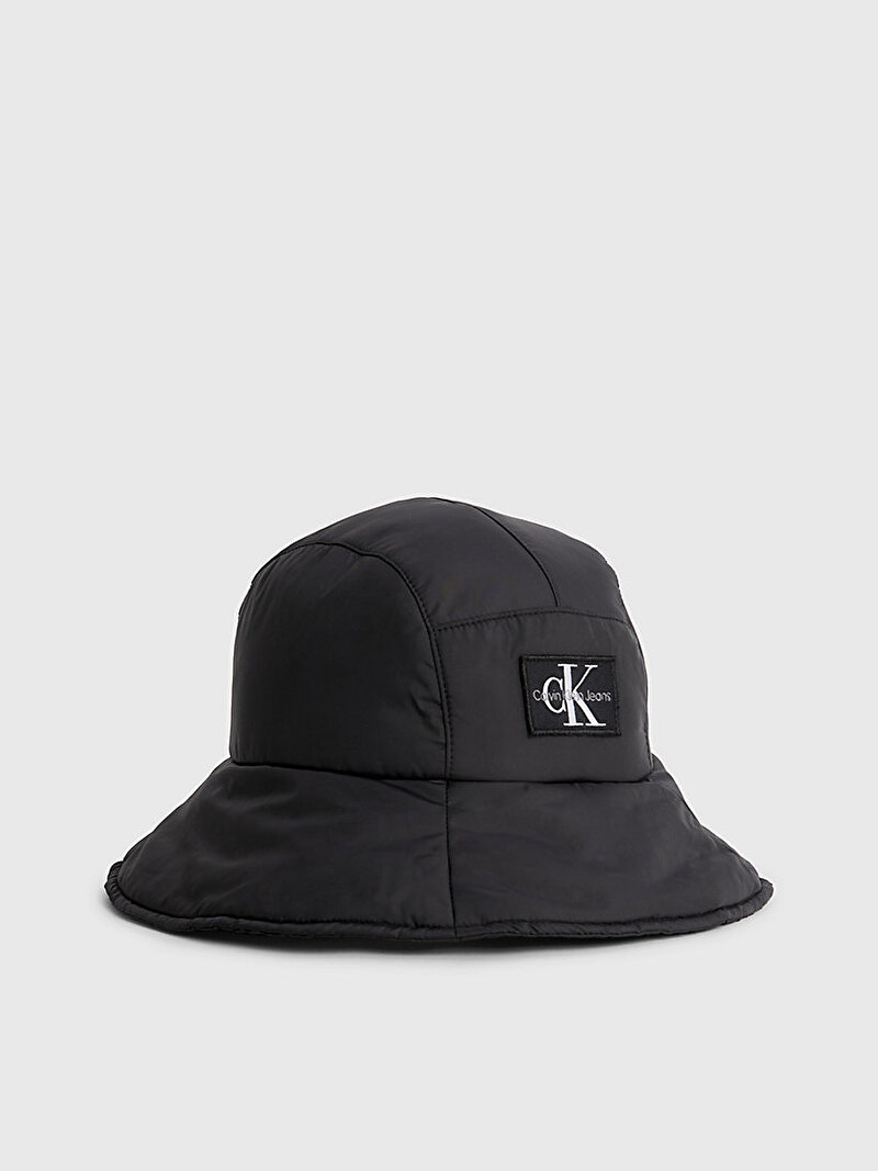 Calvin Klein Siyah Renkli Çocuk Unisex Quilted Bucket Şapka