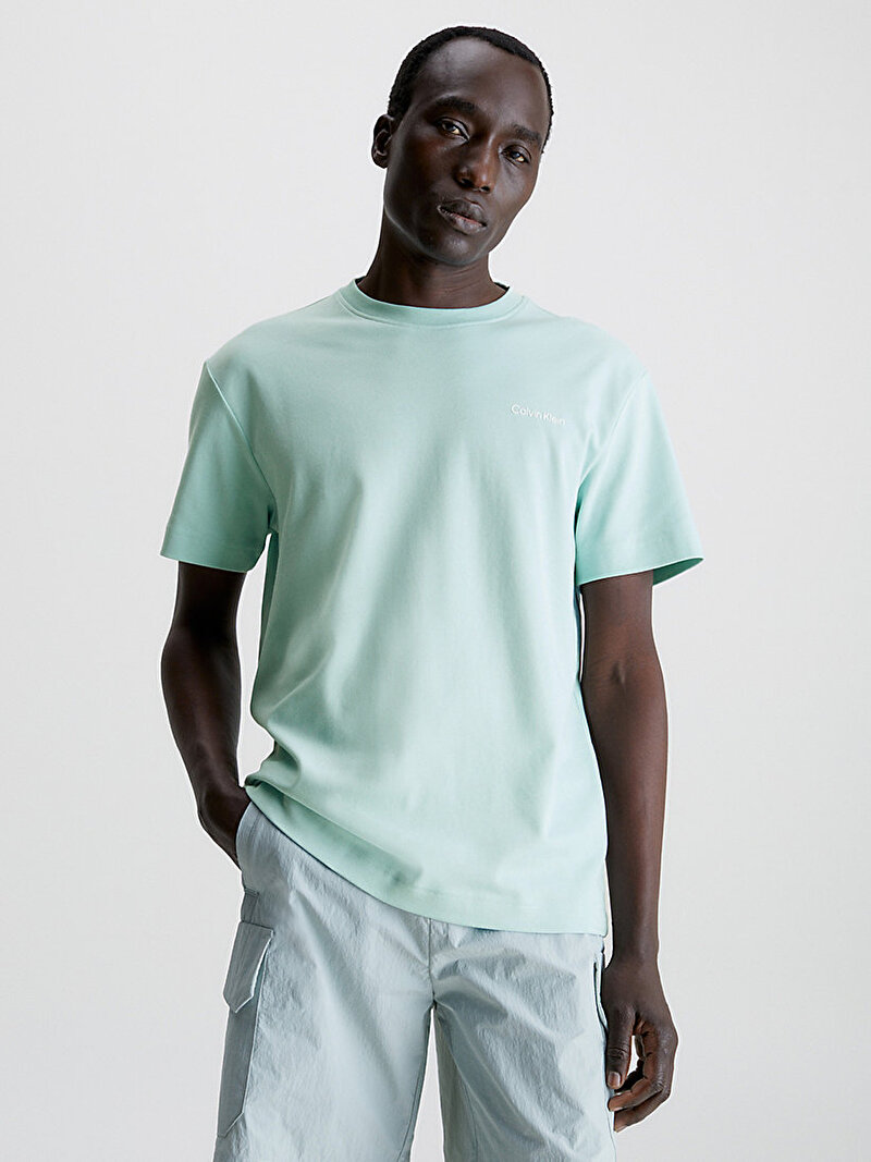 Erkek Micro Logo Interlock T-Shirt