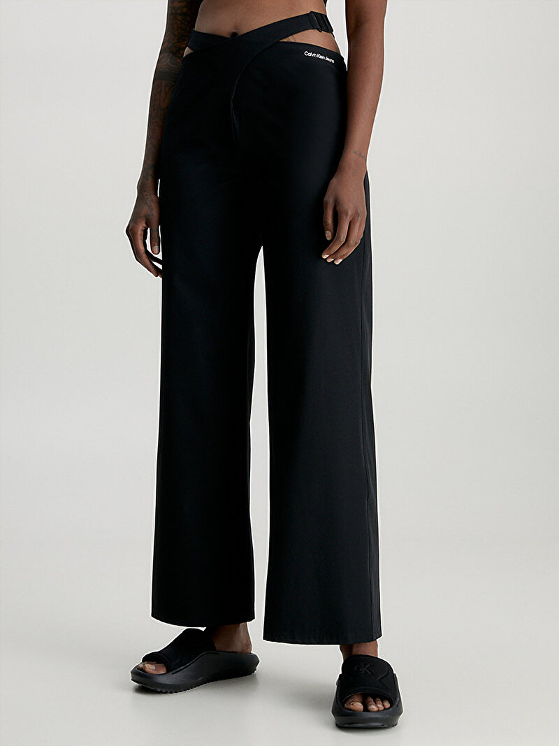 Calvin Klein Siyah Renkli Kadın Cut Out Pantolon