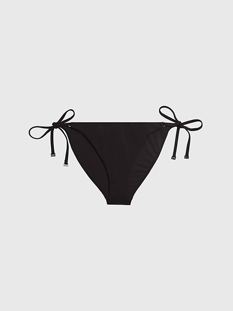 Calvin Klein Siyah Renkli Kadın Yandan Bağlamalı Bikini Altı