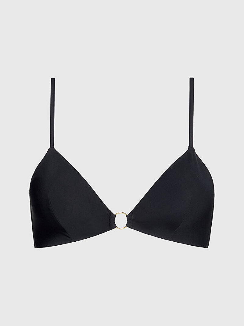 Calvin Klein Siyah Renkli Kadın Üçgen Bikini Üstü