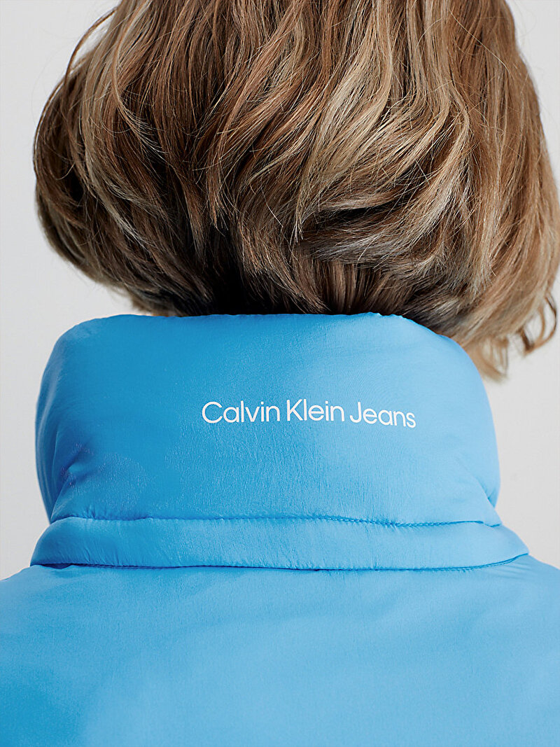 Calvin Klein Mavi Renkli Kadın Lightweight Padded Yelek
