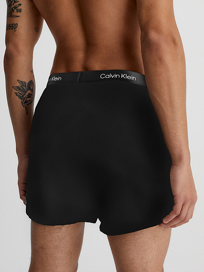 Calvin Klein Çok renkli Renkli Erkek 3'Lü Slim Boxer Seti