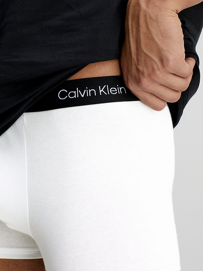 Calvin Klein Beyaz Renkli Erkek Trunk