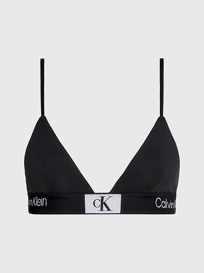 Calvin Klein Siyah Renkli Kadın Unlined Üçgen Bralet