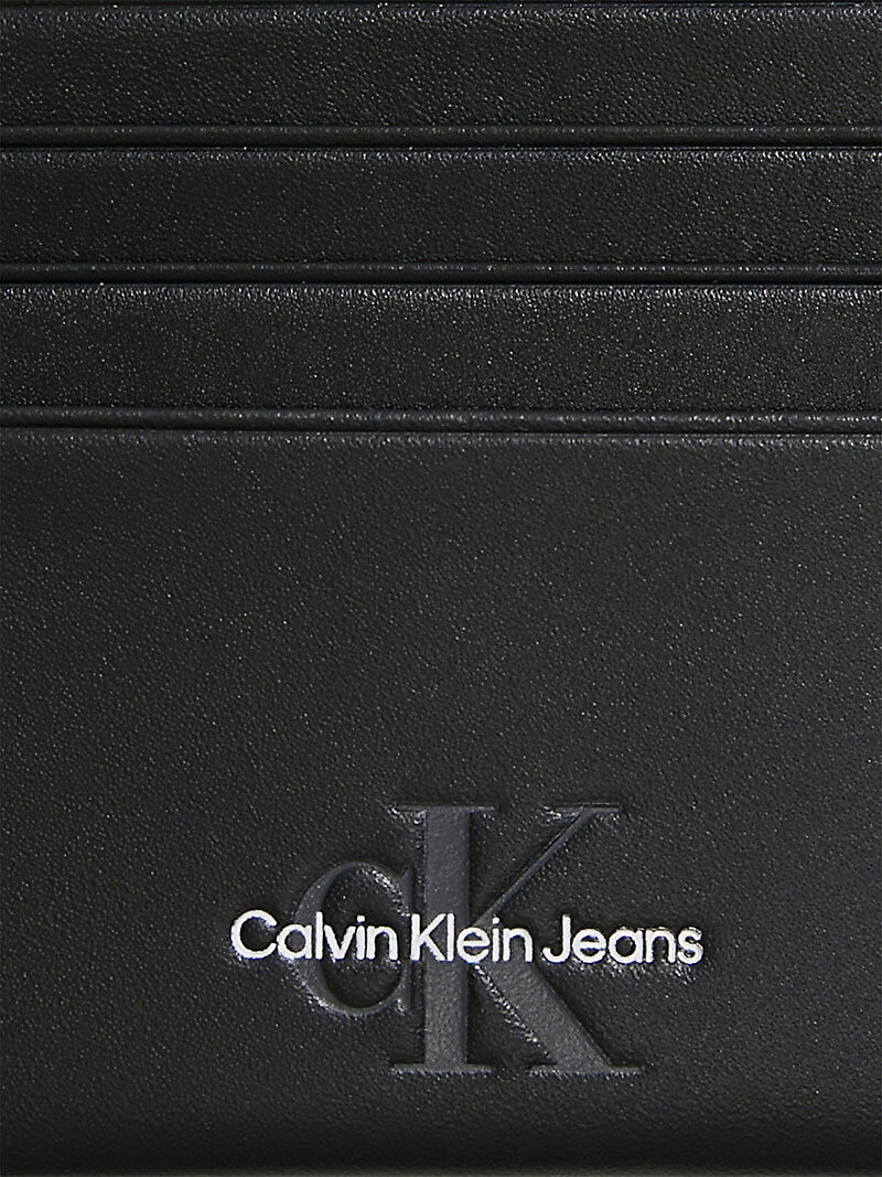 Calvin Klein Siyah Renkli Erkek Monogram Soft Kartlık