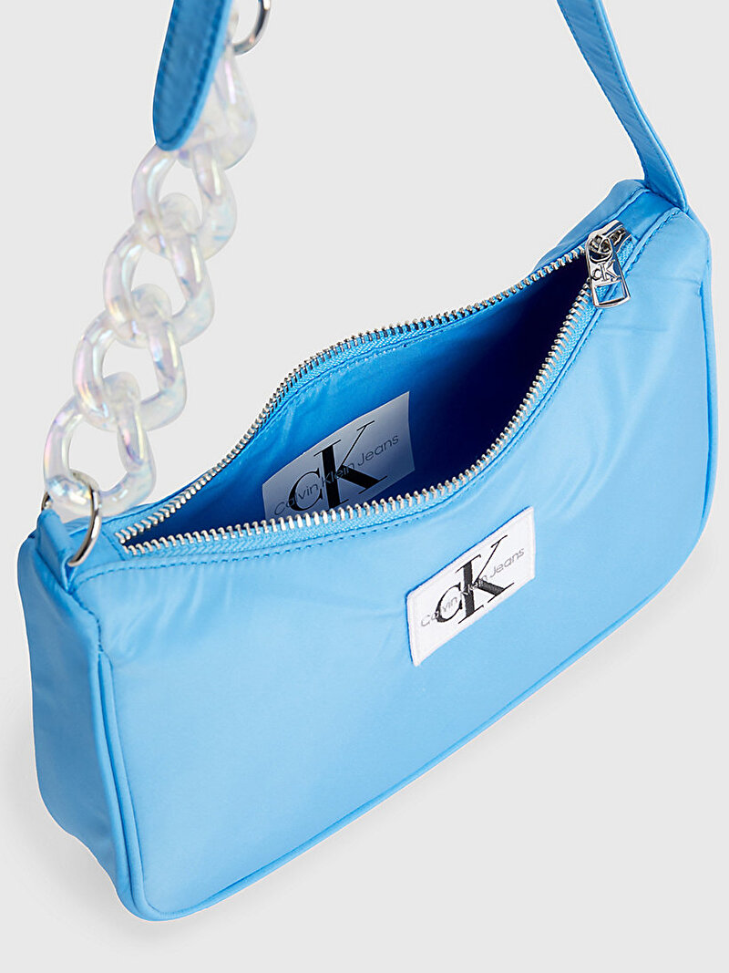 Calvin Klein Mavi Renkli Çocuk Unisex Chain Omuz Çantası