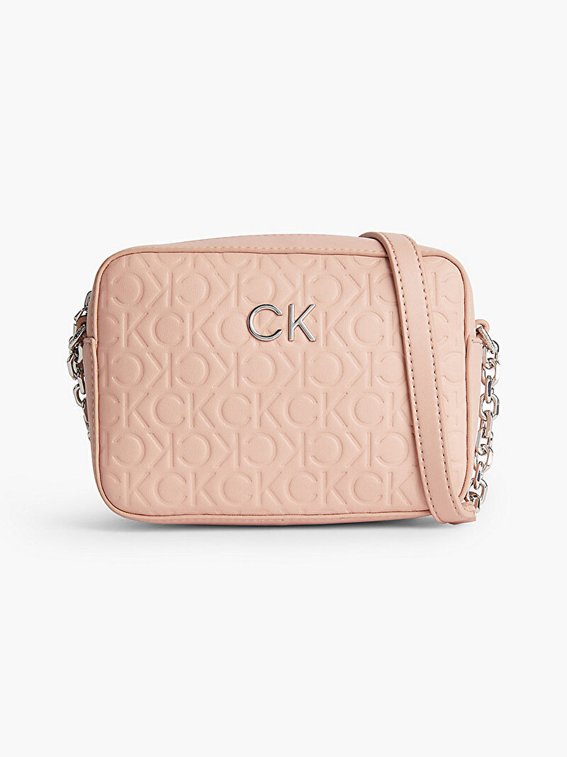 Calvin Klein Pembe Renkli Kadın Re Lock Çapraz Çanta