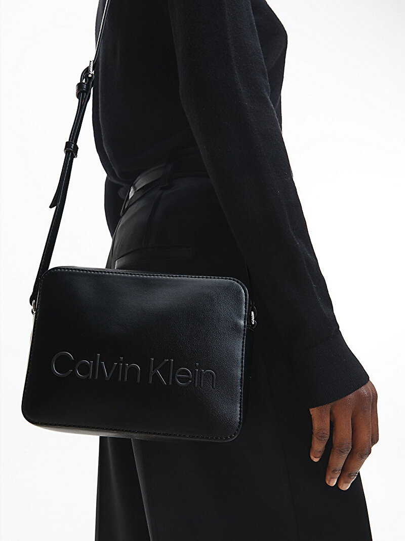 Calvin Klein Siyah Renkli Kadın CK Set Camera Çanta