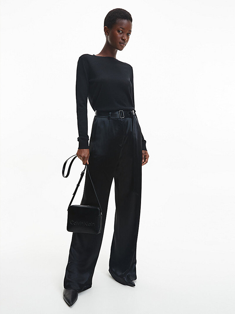 Calvin Klein Siyah Renkli Kadın CK Set Camera Çanta
