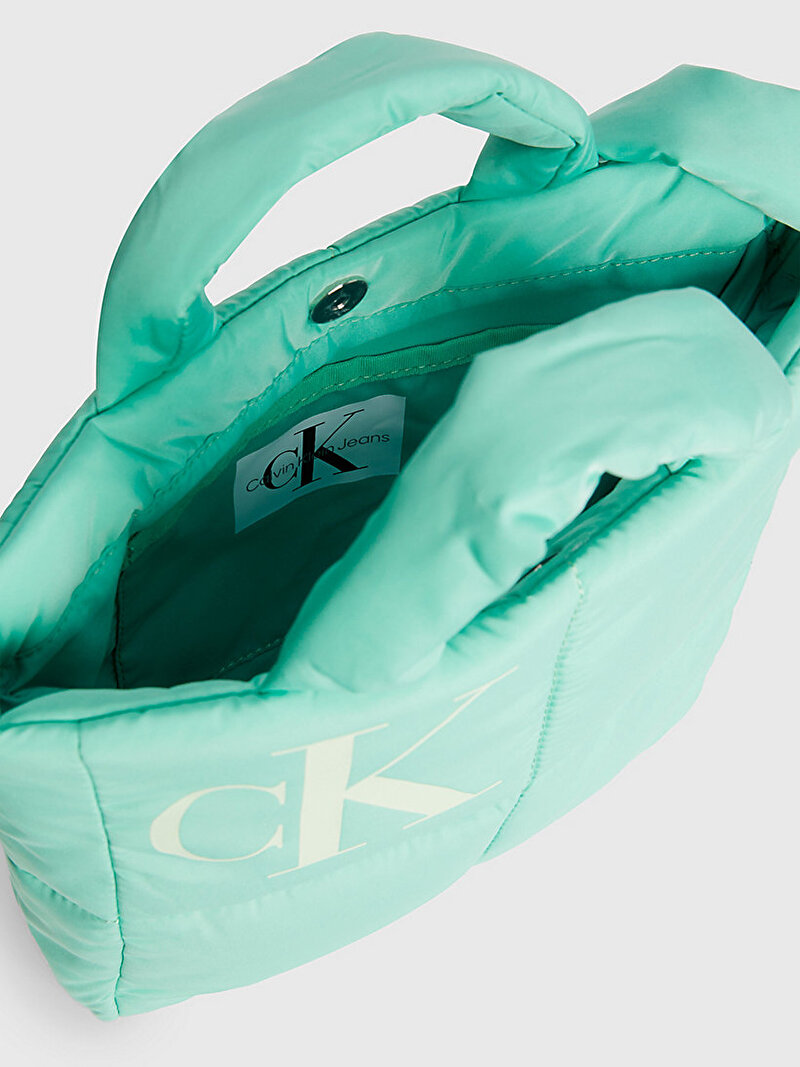 Calvin Klein Yeşil Renkli Çocuk Unisex Puffer Çapraz Çanta