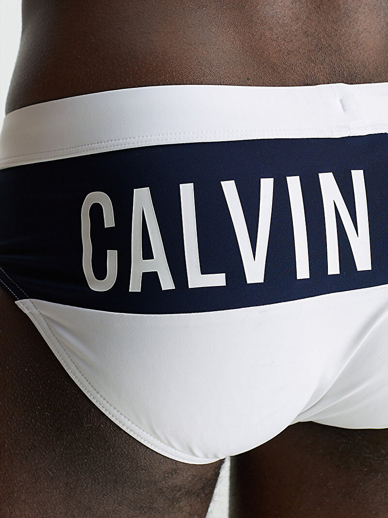 Calvin Klein Beyaz Renkli Erkek Brief Mayo