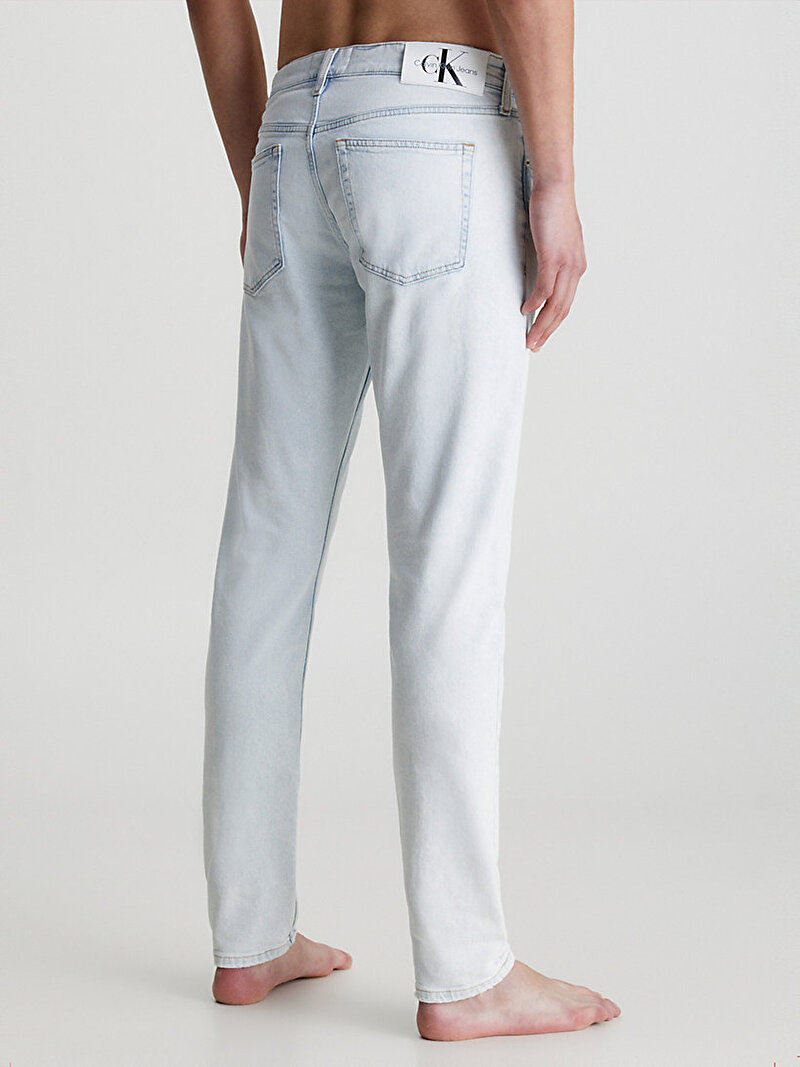 Calvin Klein Mavi Renkli Erkek Slim Taper Jean Pantolon
