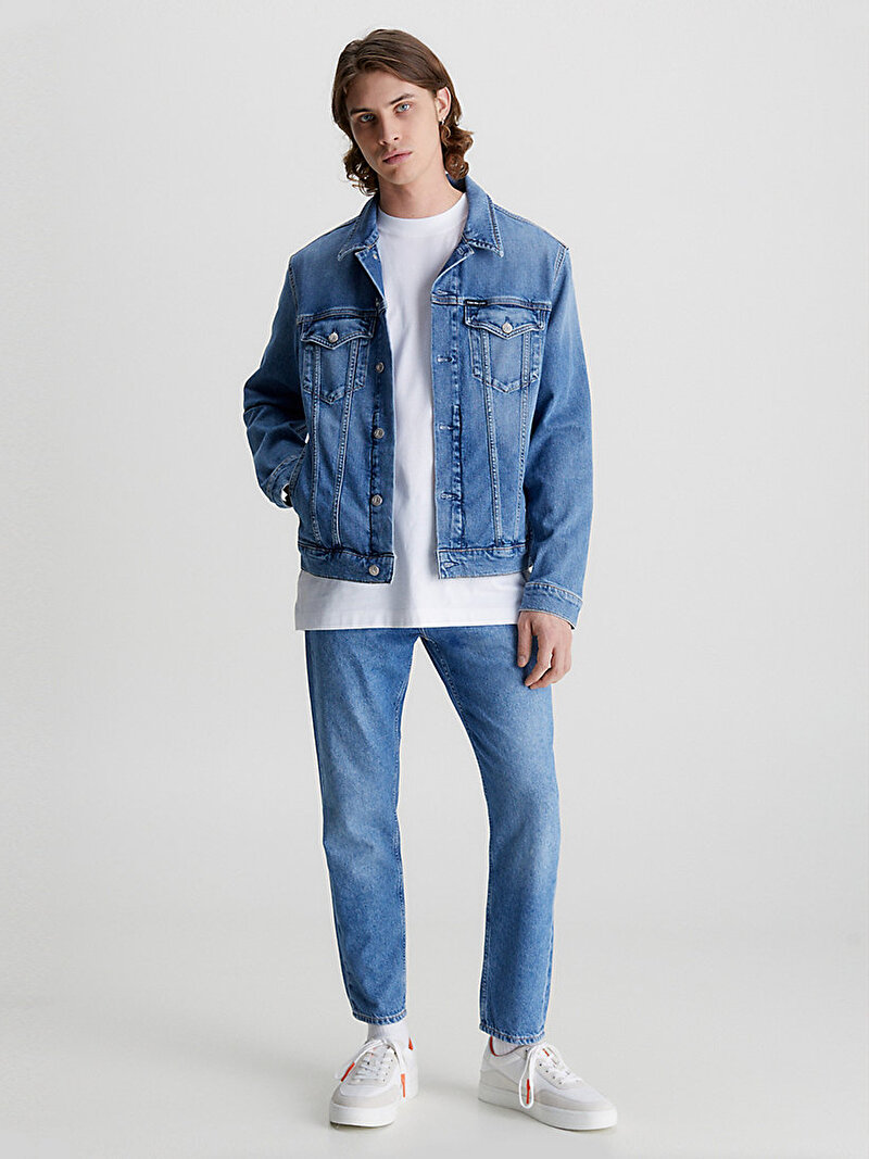 Calvin Klein Mavi Renkli Erkek Dad Jean Pantolon