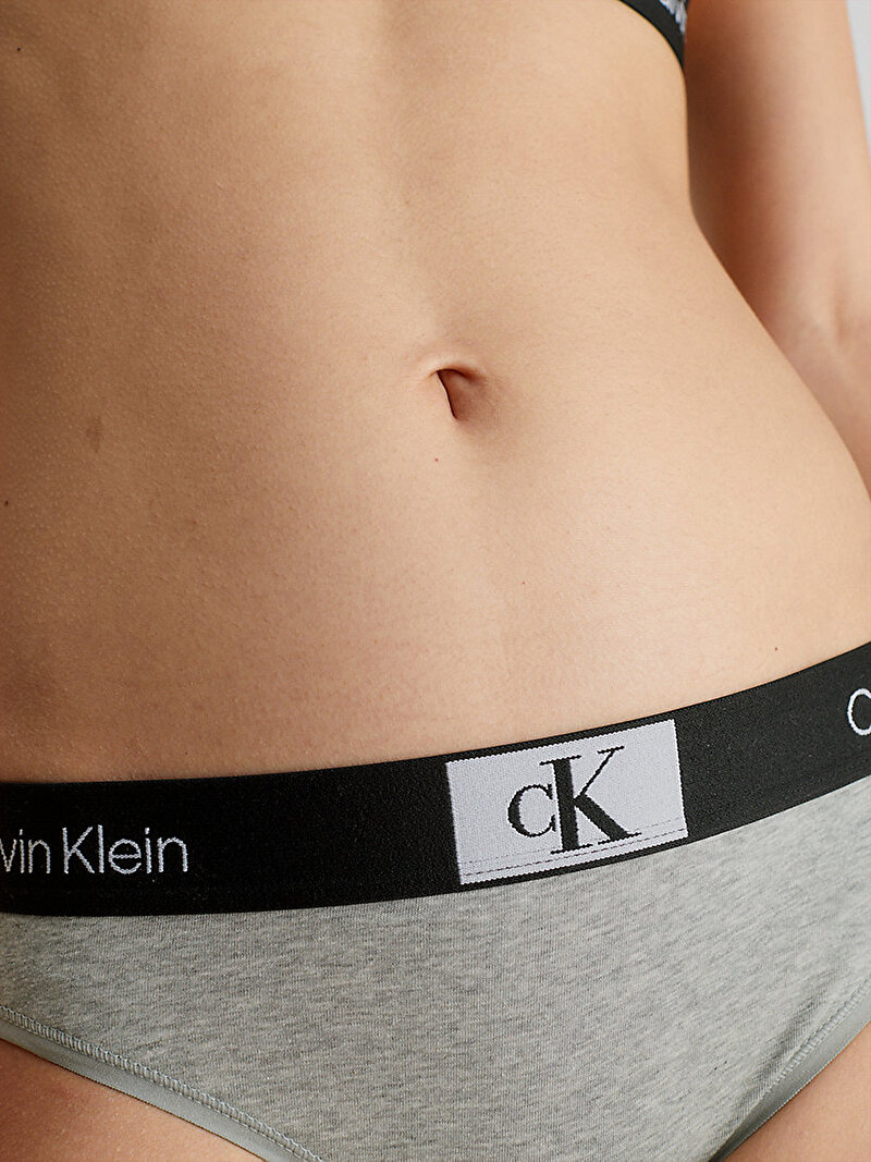 Calvin Klein Gri Renkli Kadın Modern Bikini Külot