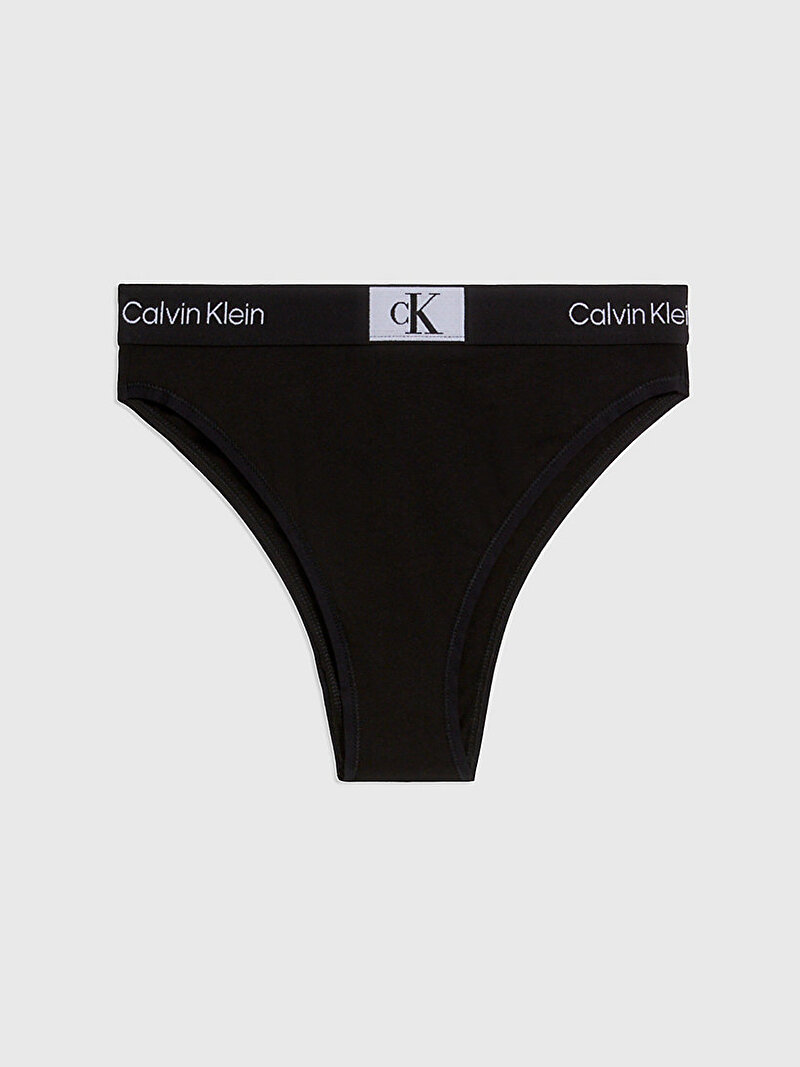 Calvin Klein Siyah Renkli Kadın Yüksek Bel Brazilian Külot
