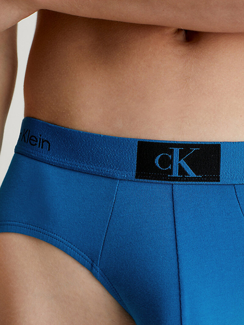 Calvin Klein Çok renkli Renkli Erkek 3'Lü Hip Brief Slip Külot Seti