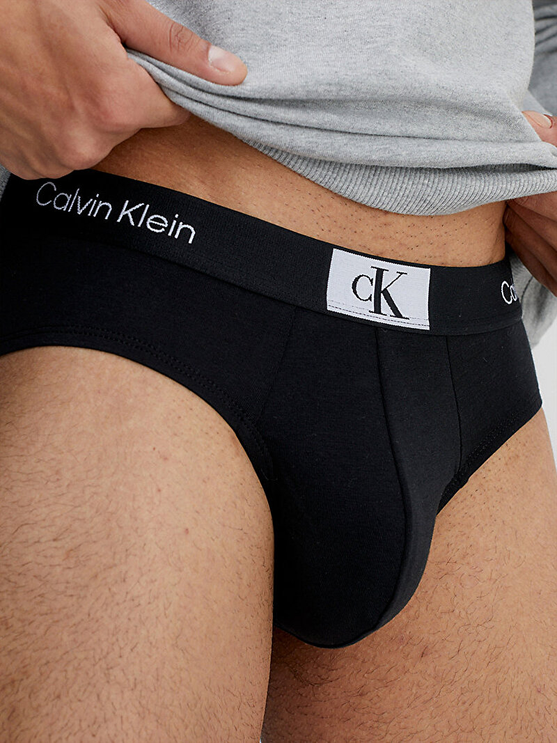 Calvin Klein Siyah Renkli Erkek Hip Brief Slip Külot