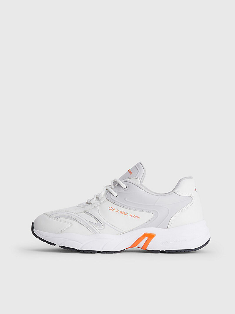 Calvin Klein Bej Renkli Kadın Retro Tennis Sneaker