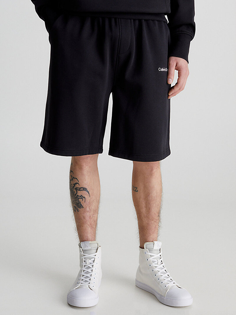 Calvin Klein Siyah Renkli Erkek Institutional Logo Şort